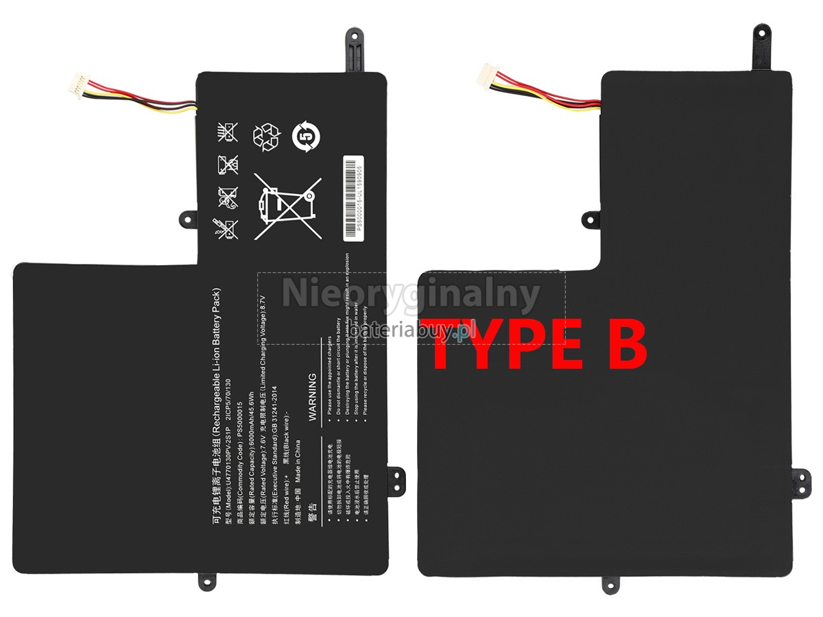 IPASON U4770130PV-2S1P-7LINES bateria