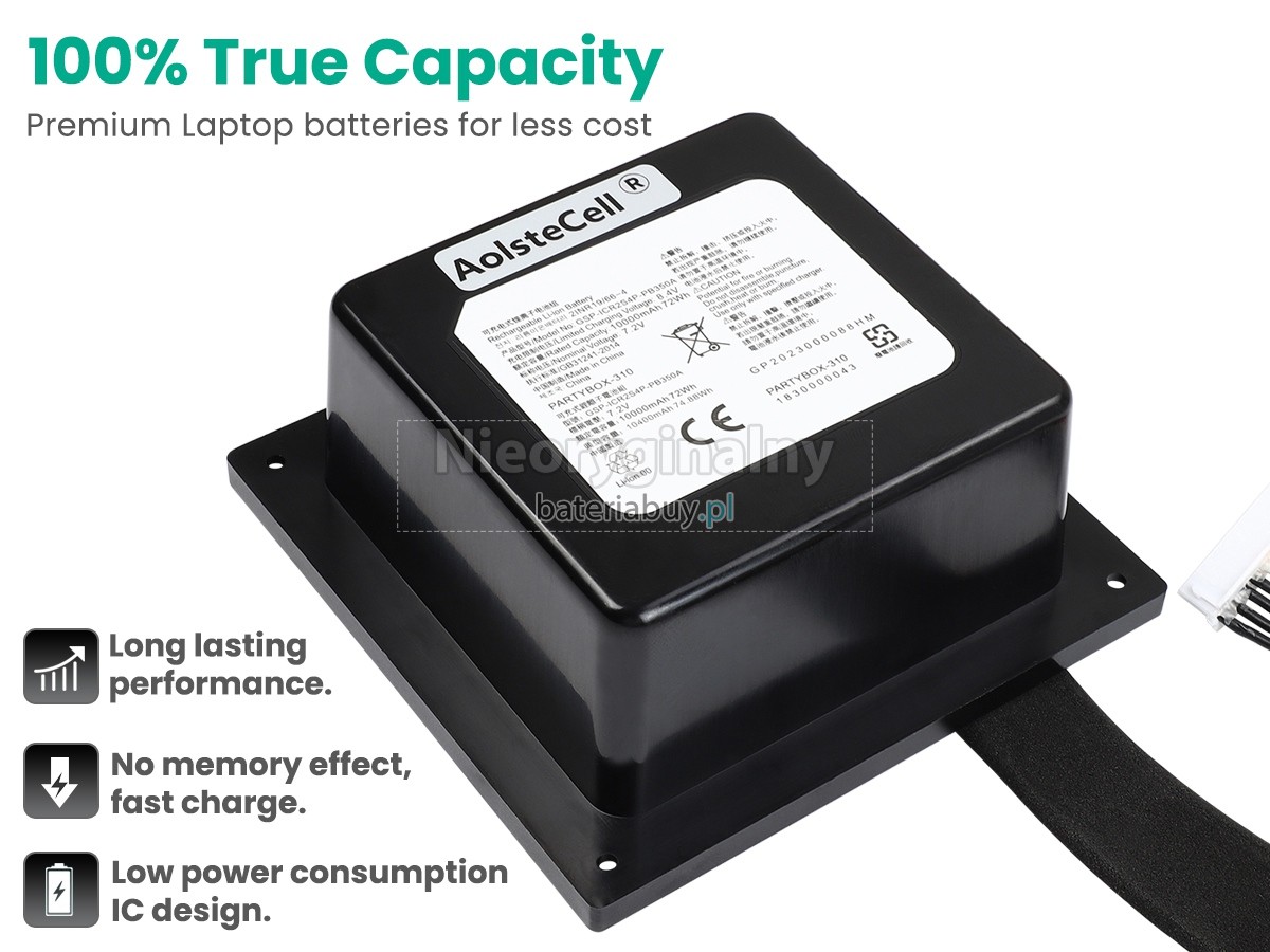 JBL PARTYBOX310 bateria