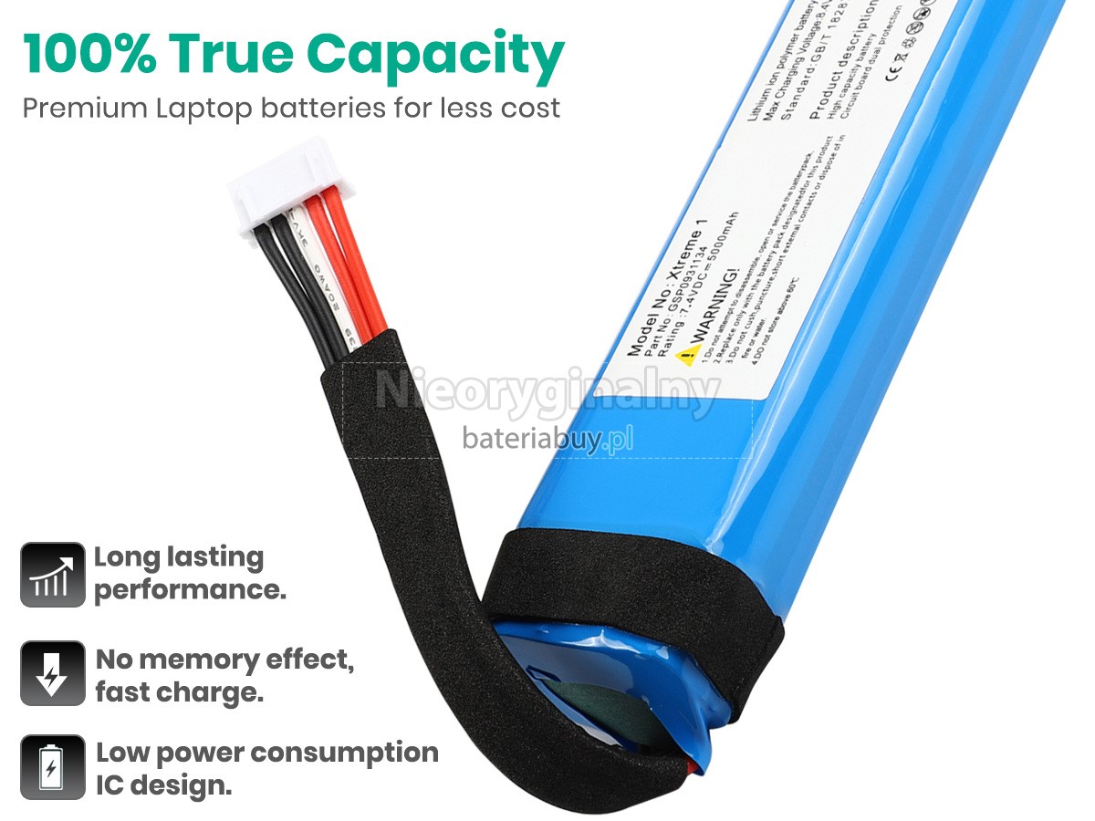 JBL GSP0931134 bateria