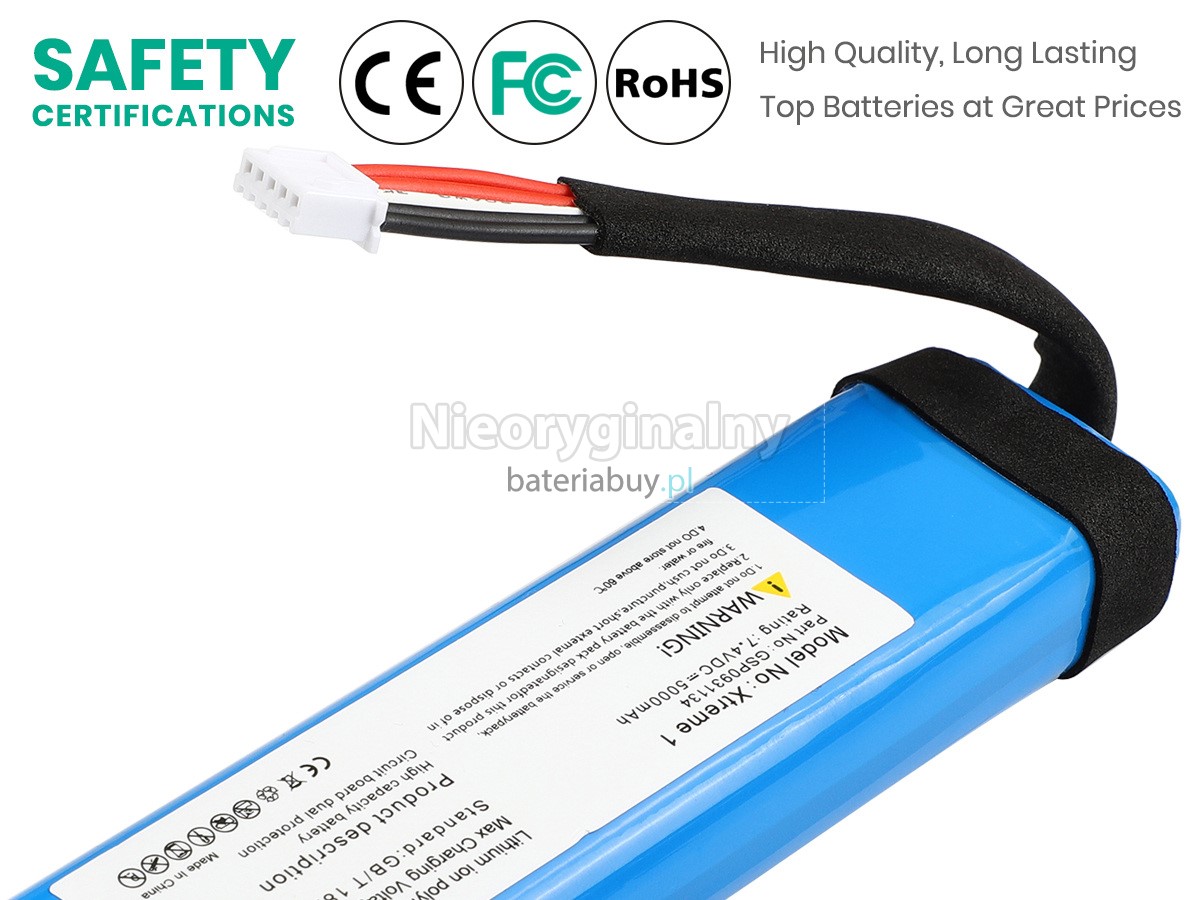 JBL GSP0931134 bateria