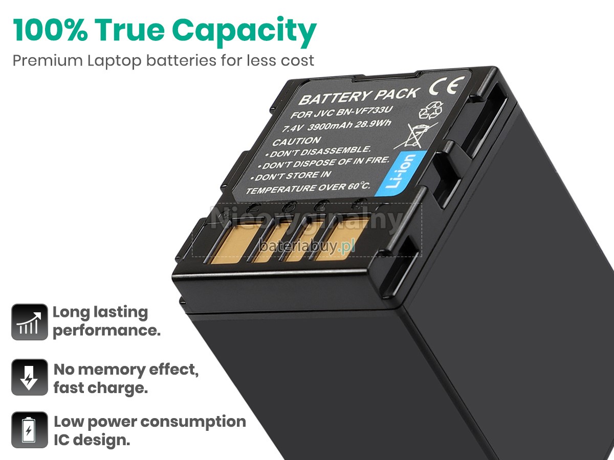 JVC GZ-MG50US bateria