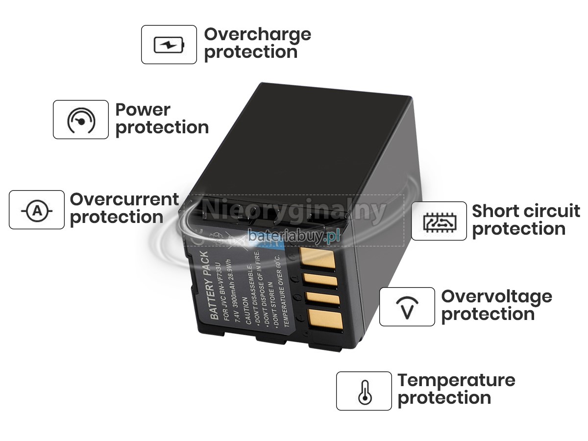 JVC GZ-MG50US bateria