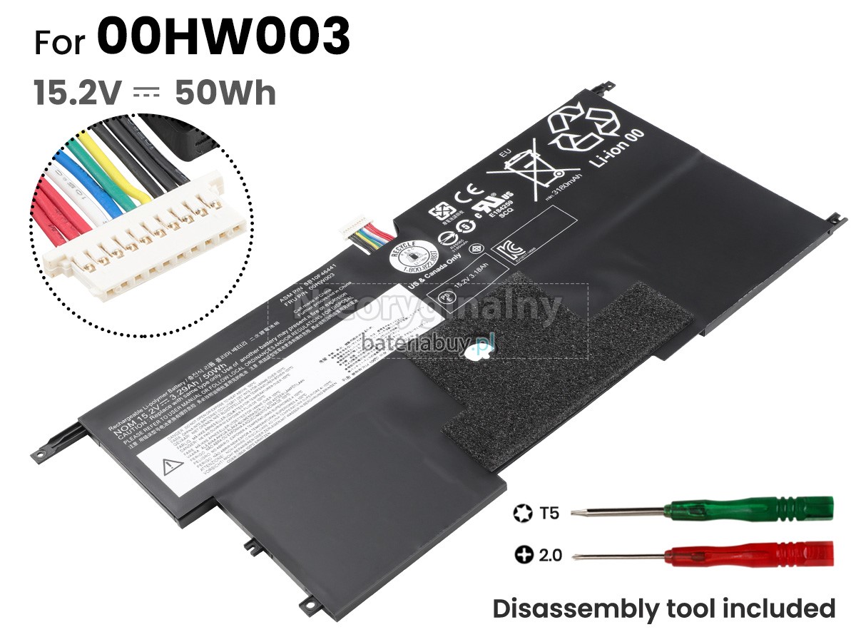 Lenovo 00HW003 bateria
