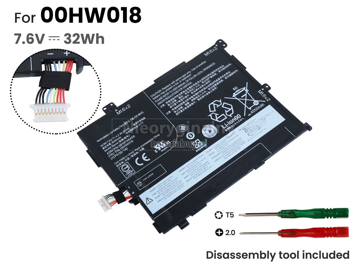 Lenovo ThinkPad 10-20E3002EUS bateria