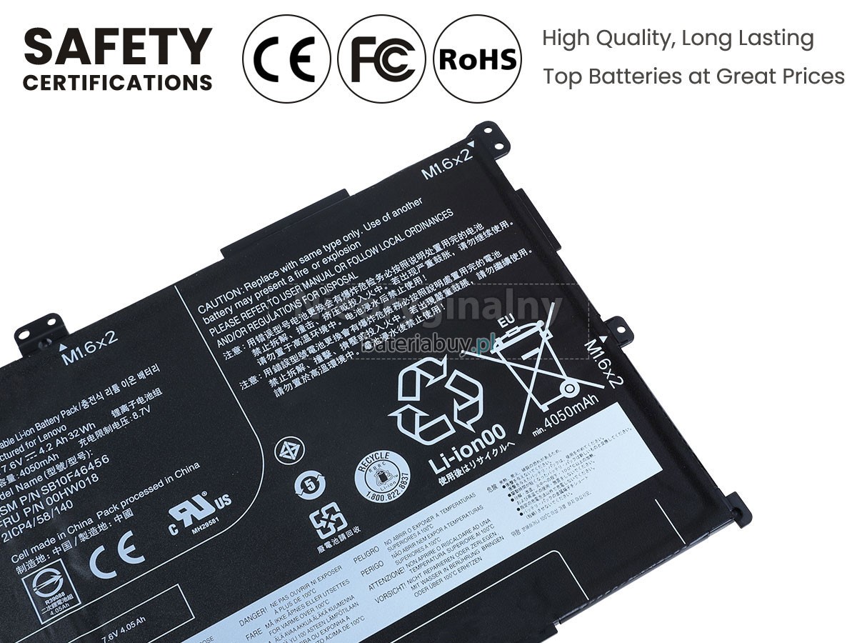 Lenovo ThinkPad 10-20E3002EUS bateria