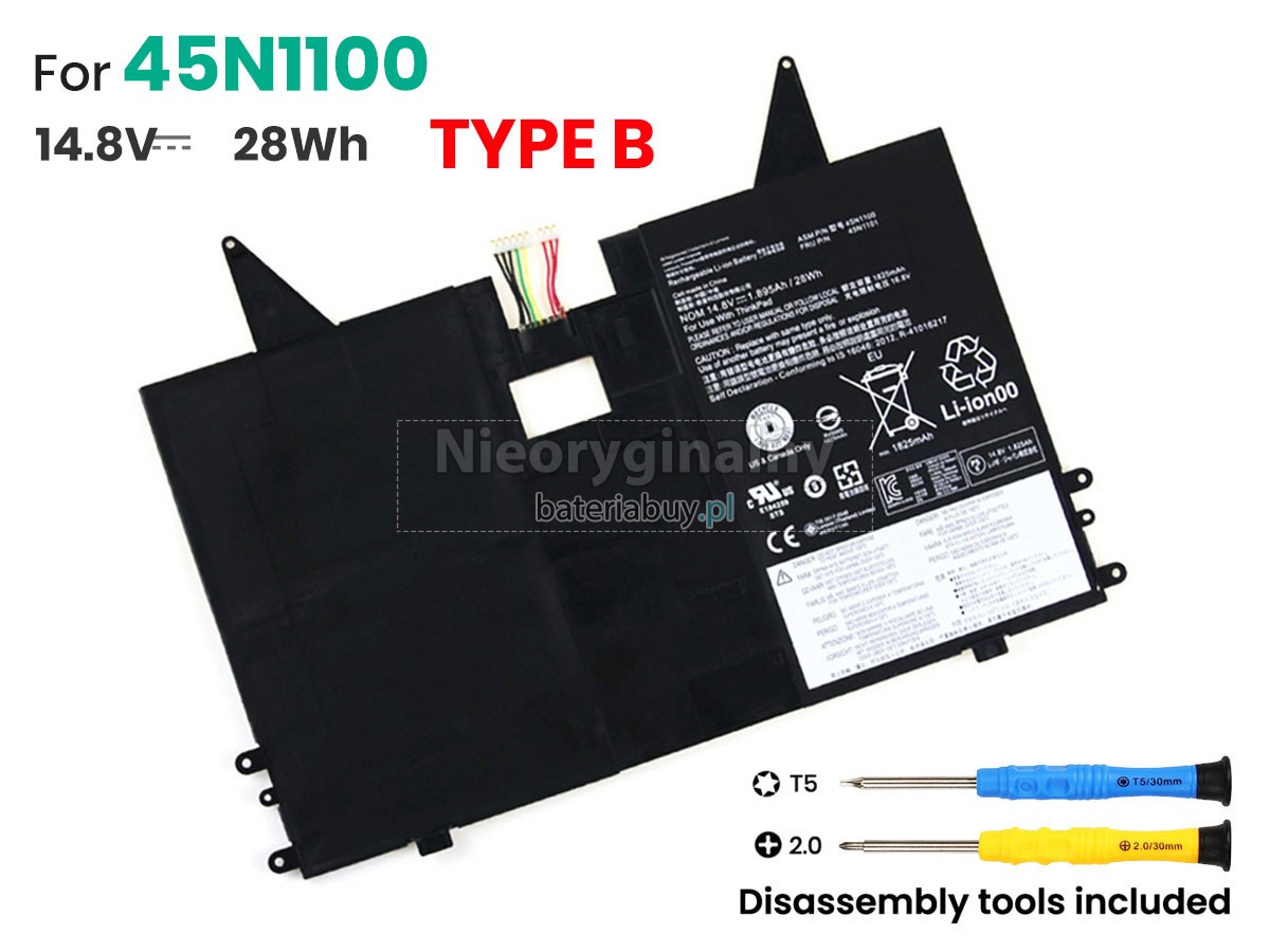 Lenovo ThinkPad HELIX 3698 bateria