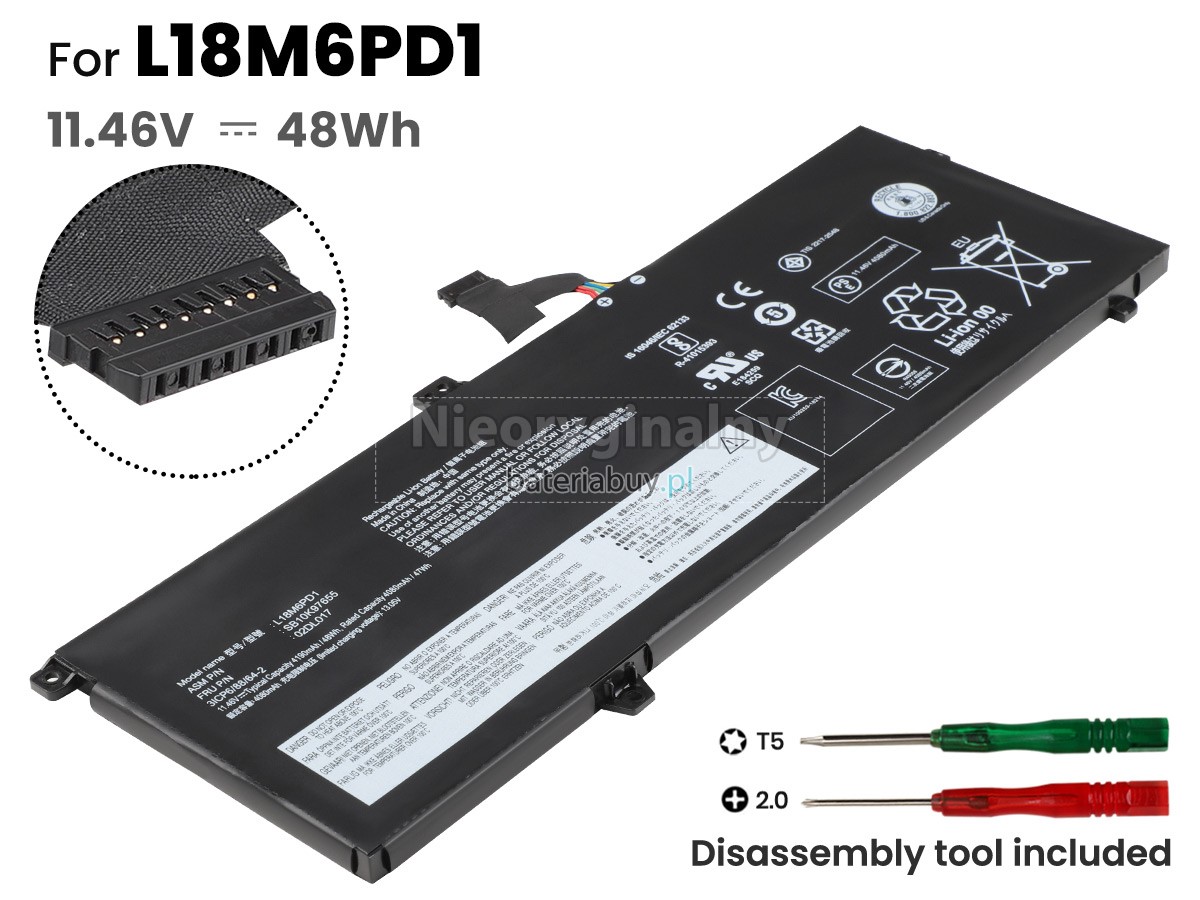 Lenovo ThinkPad X13 GEN 1-20UF003BGB bateria