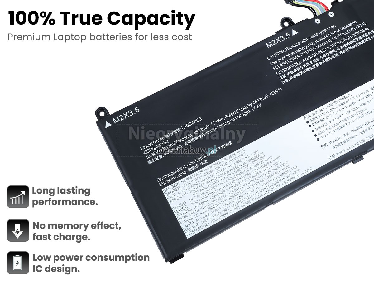 Lenovo LEGION S7-15IMH5-82BC bateria