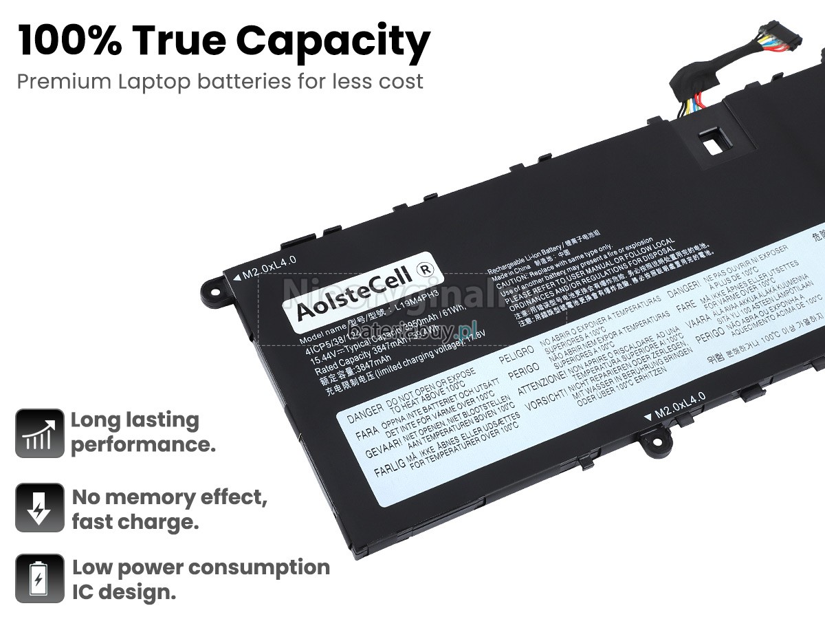Lenovo YOGA SLIM 7 PRO 14IHU5-82NC0099TA bateria