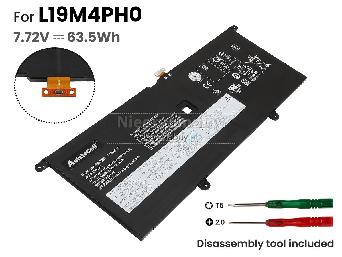 Lenovo YOGA SLIM 9 14ITL5-82D1000BPH bateria