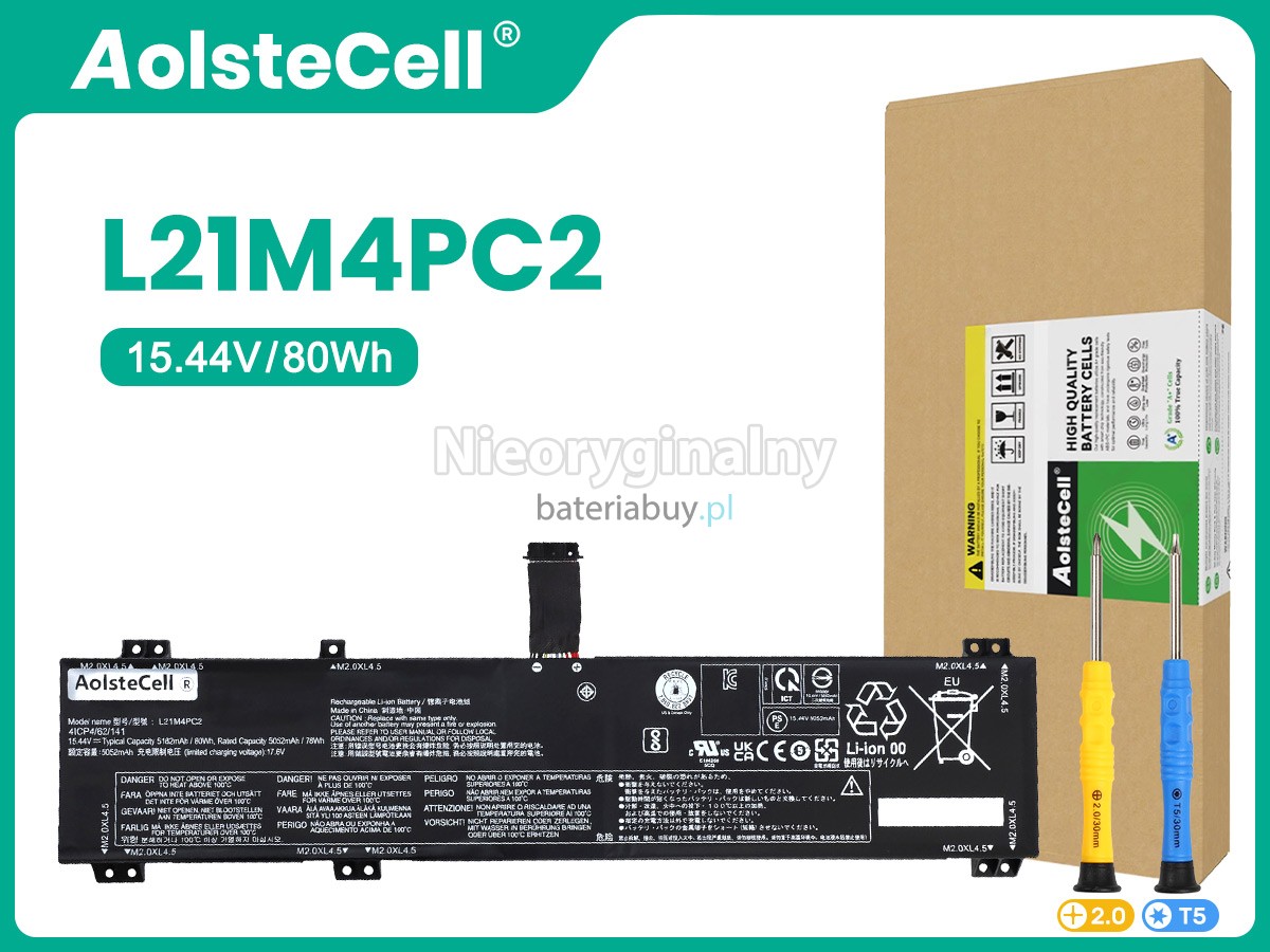 Lenovo LEGION 5 PRO 16ARH7H-82RG00E5FR bateria