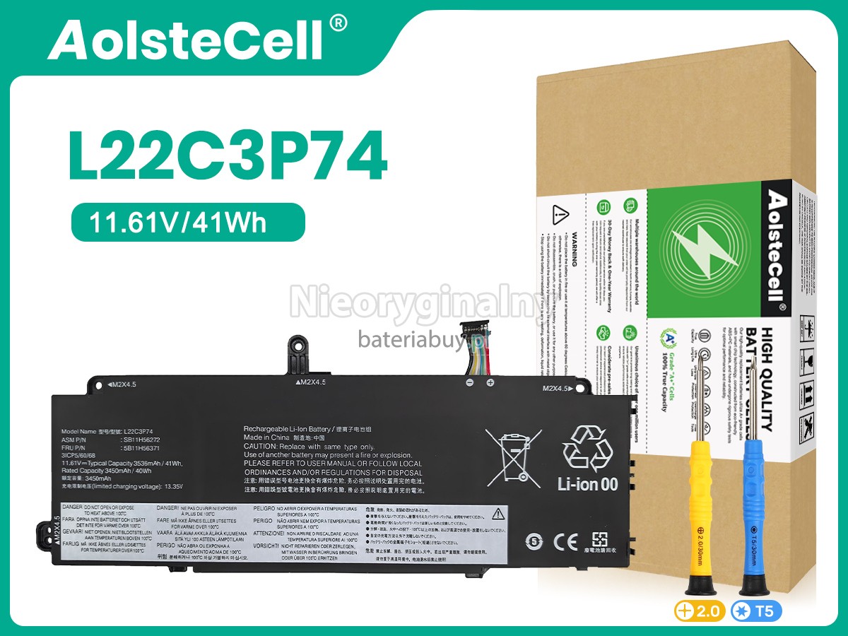 Lenovo ThinkPad X13 YOGA GEN 4-21F2004QRI bateria