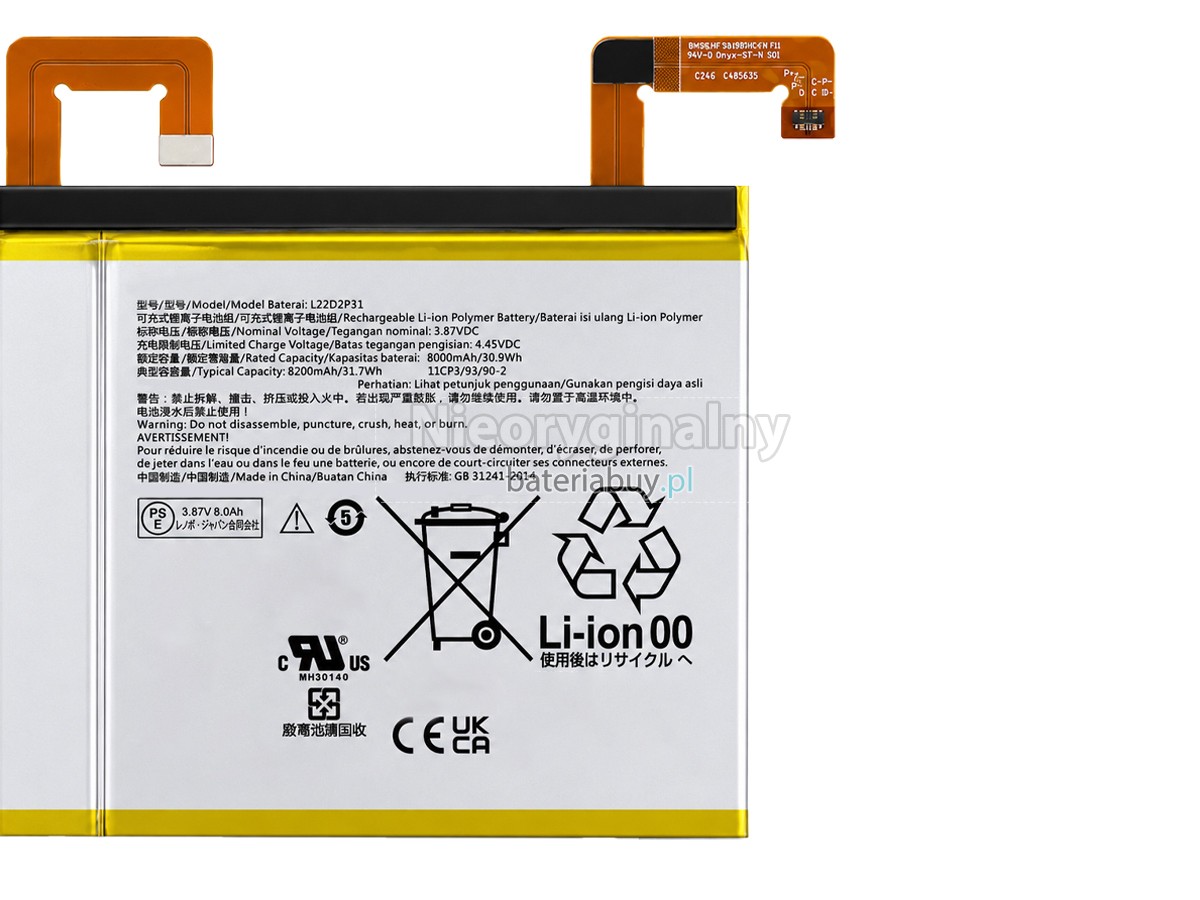Lenovo L22D2P31 bateria