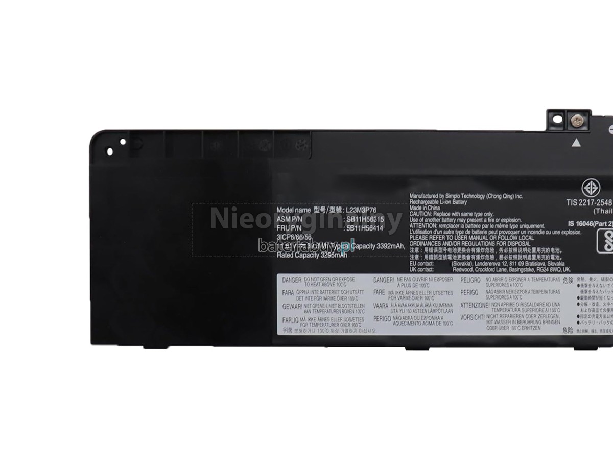 Lenovo ThinkPad T14 GEN 5-21ML0068MD bateria
