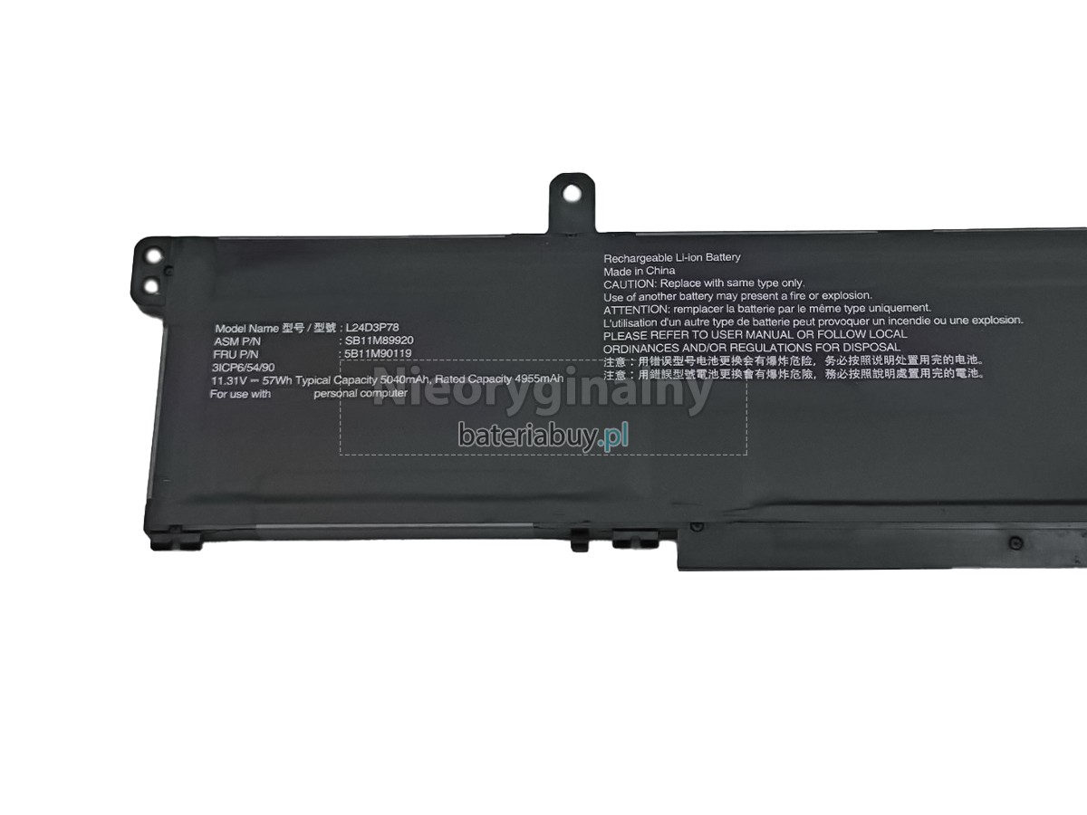 Lenovo L24D3P78(3ICP6/54/90) bateria