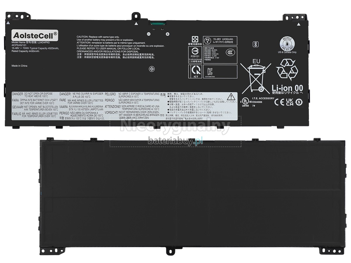 Lenovo IdeaPad SLIM 5 15ARP10-83J3004FNT bateria