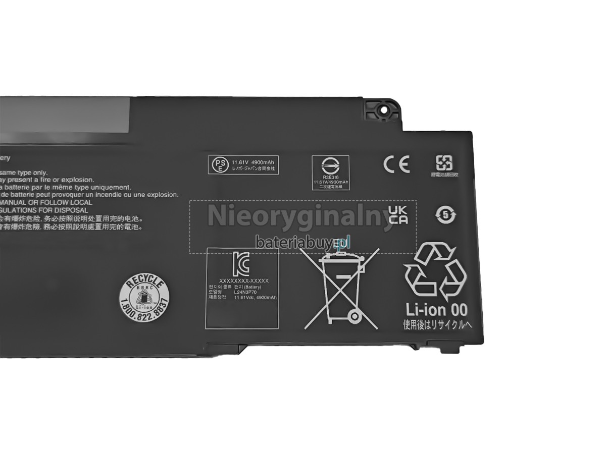Lenovo L24N3P70(3ICP5/85/68) bateria