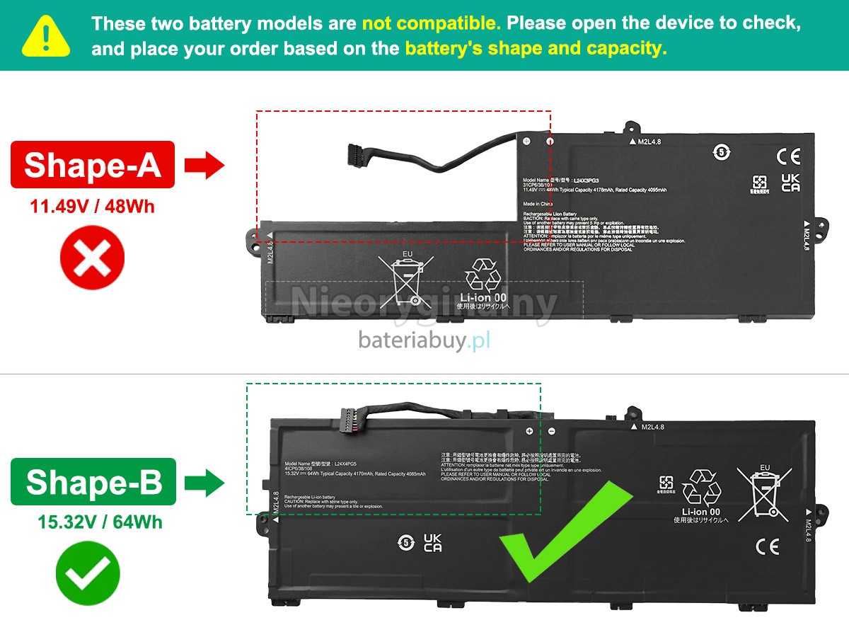 Lenovo ThinkPad E14 GEN 7-21SX002HSP bateria