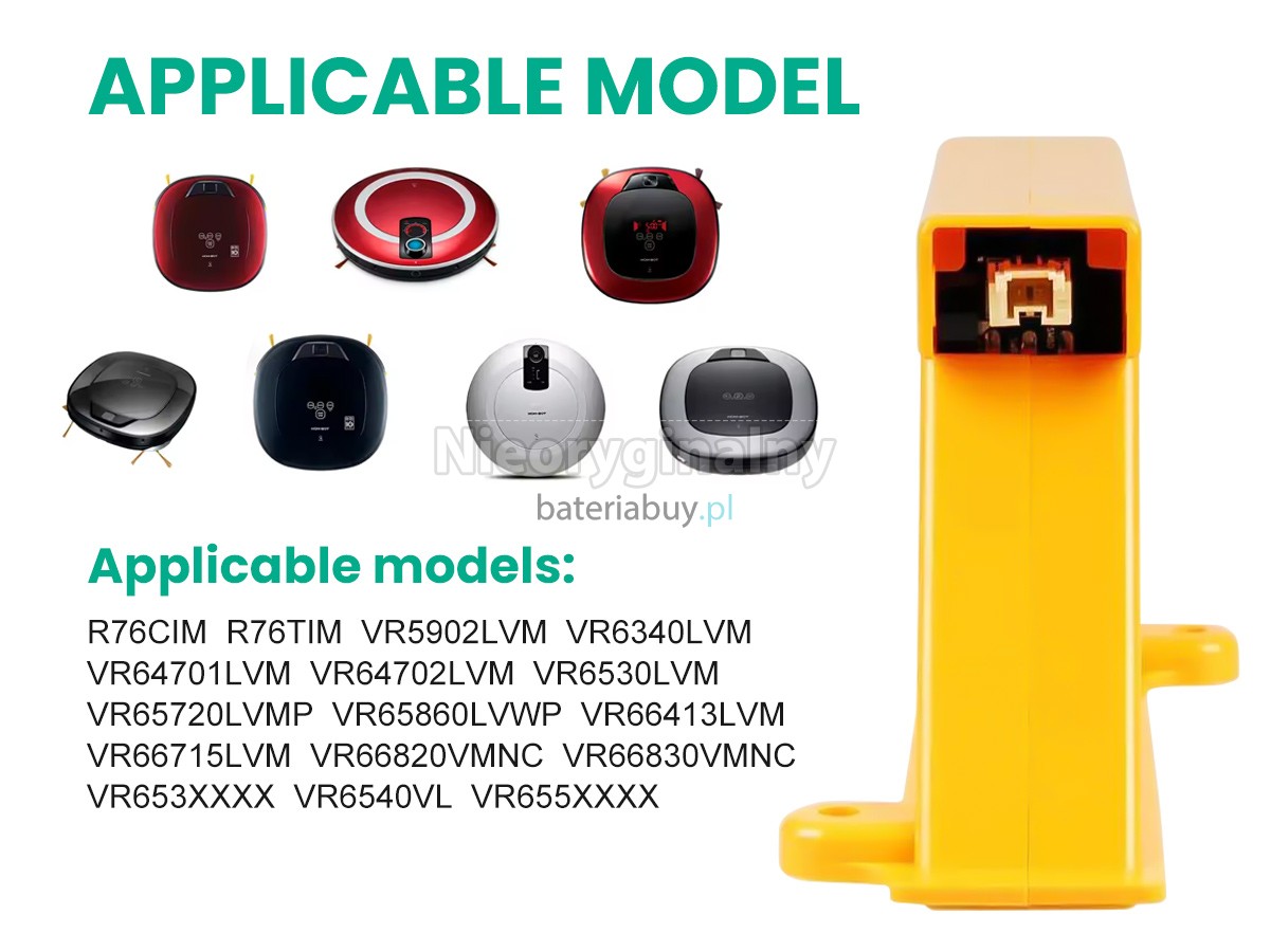 LG VR64701LVM bateria