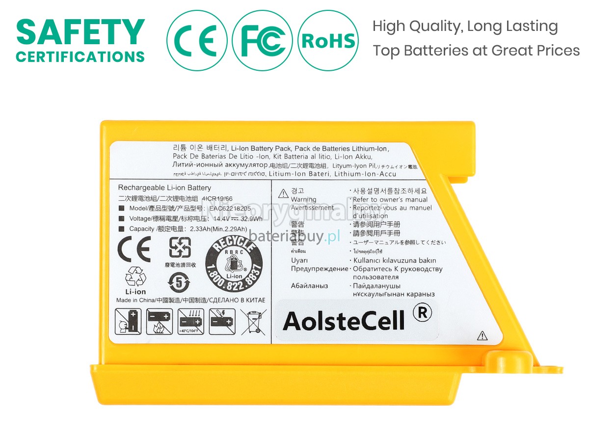 LG VR64701LVM bateria