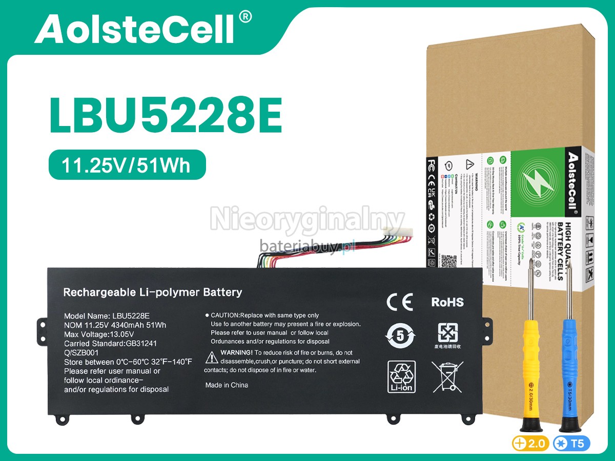 LG LBU5228E bateria