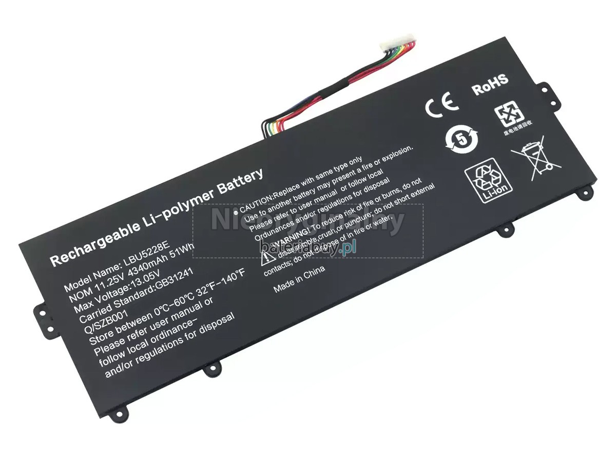 LG LBU5228E bateria