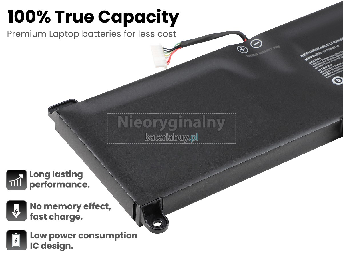 Medion ERAZER X7855 bateria