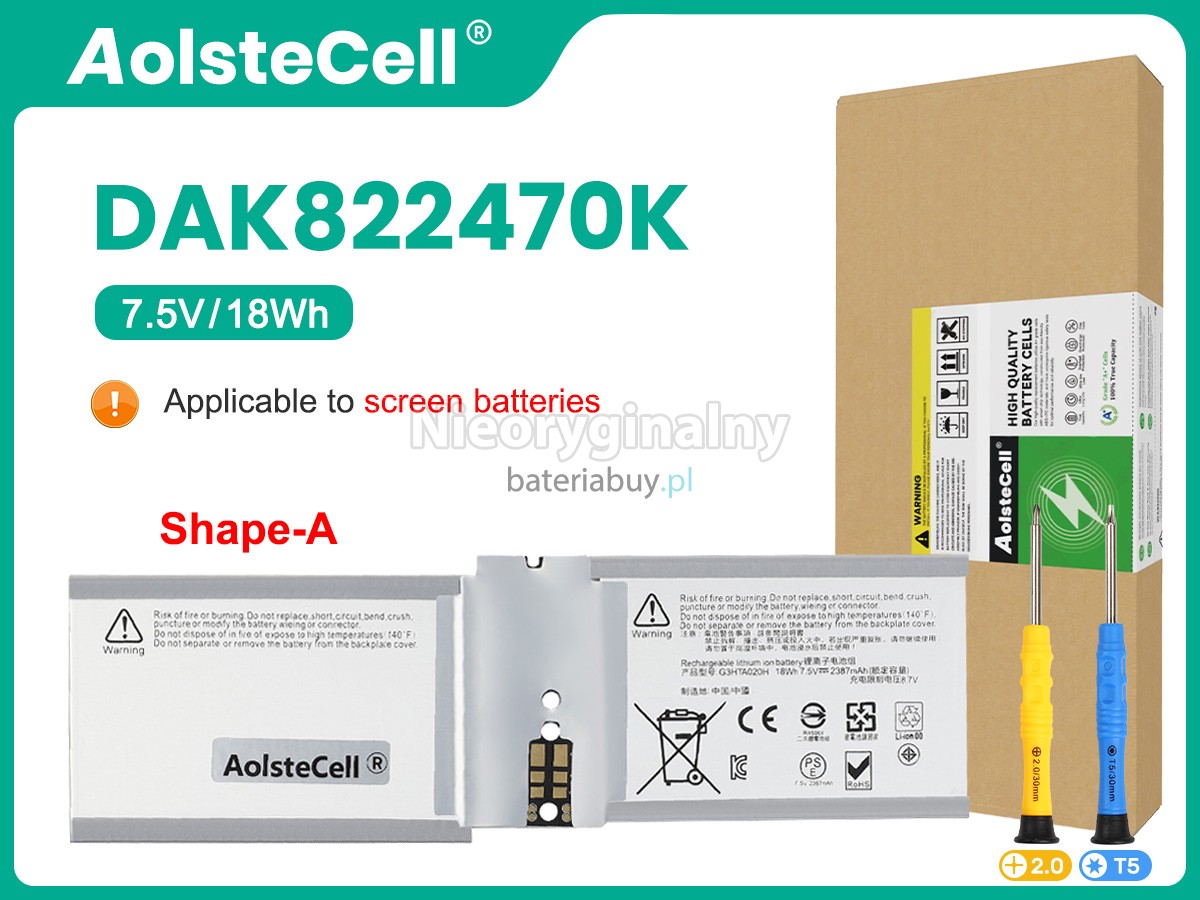 Microsoft Surface BOOK 2 1832 bateria