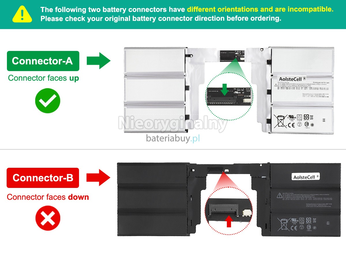 Microsoft Surface BOOK2 KEYBOARD bateria