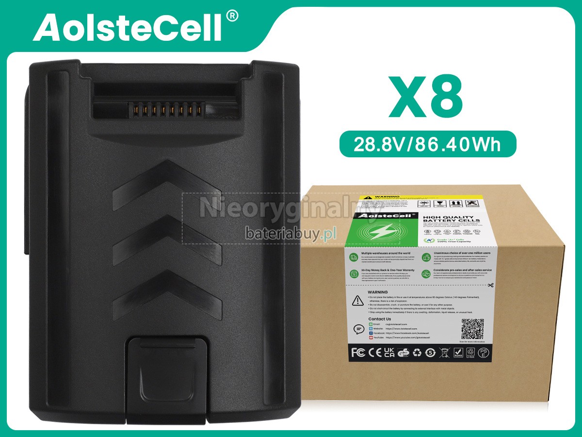 Moosoo X8 bateria