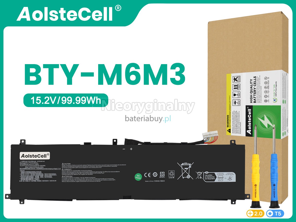 MSI BTY-M6M3 bateria