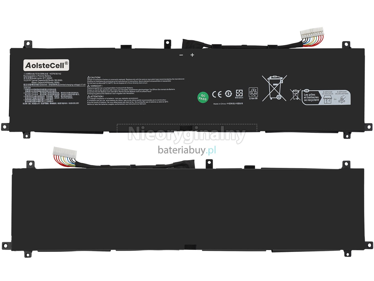 MSI BTY-M6M3 bateria