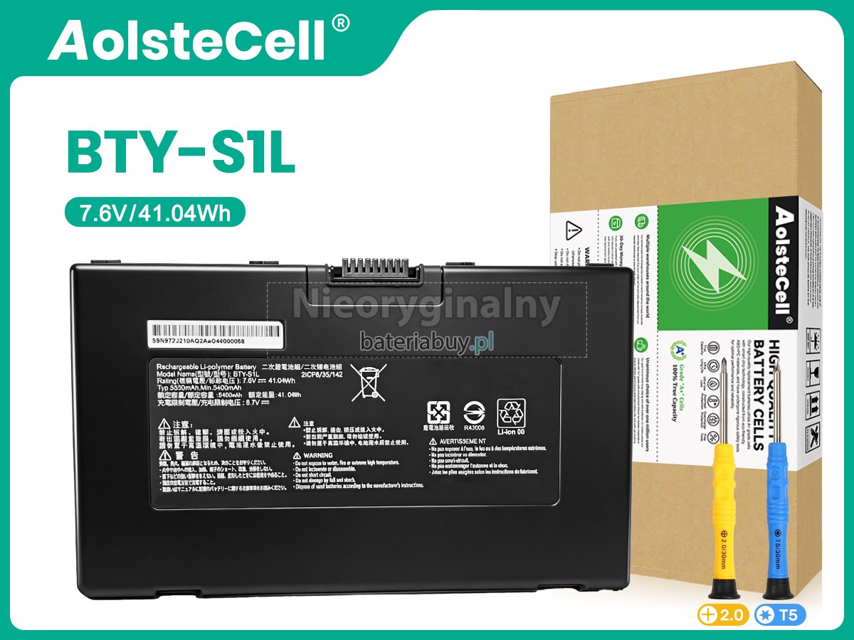 Bateria do Laptop MSI BTY-S1L