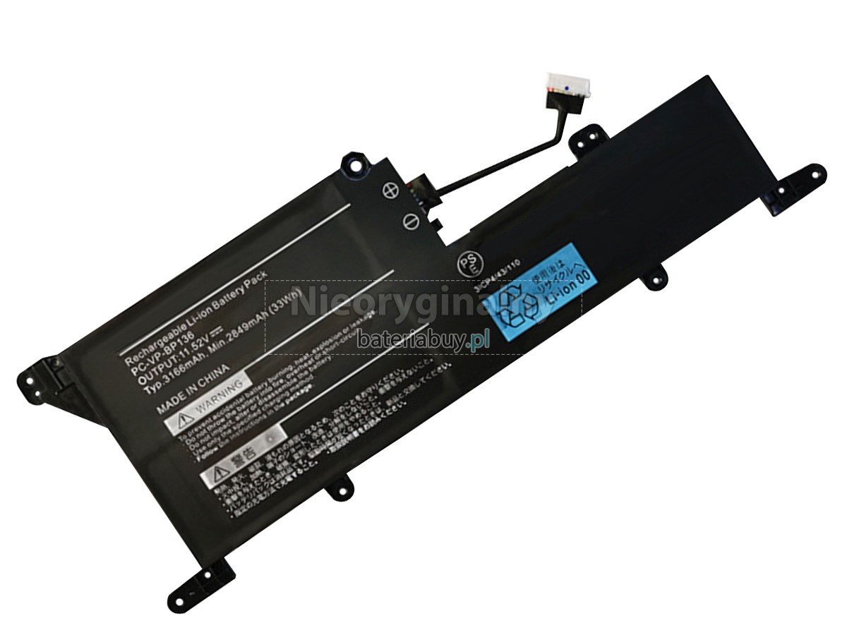 NEC PC-VP-BP136 bateria