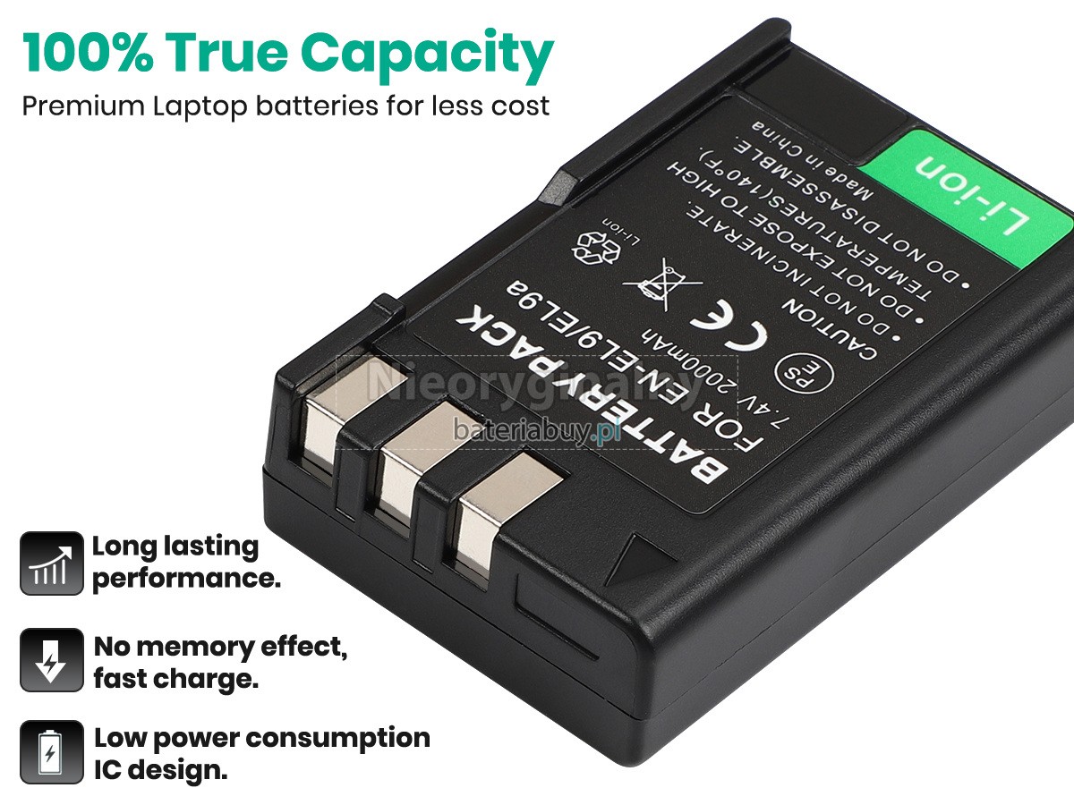 Nikon EN-EL9A bateria