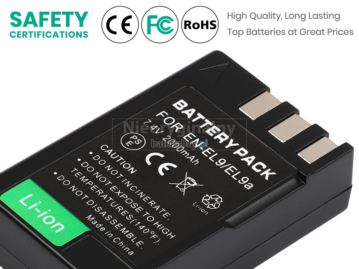 Nikon EN-EL9A bateria