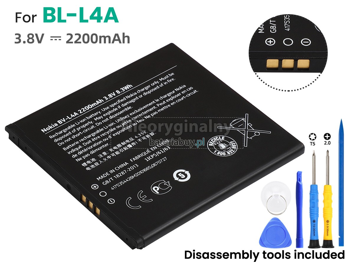 Nokia BL-L4A bateria