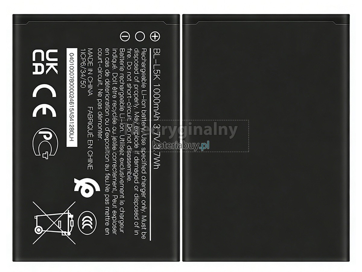 Nokia BL-L5K bateria