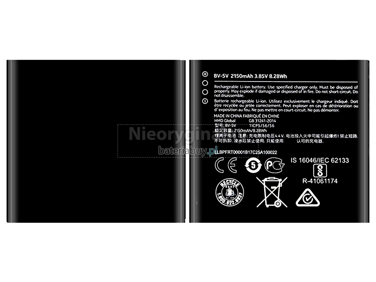 Nokia BV-5V bateria