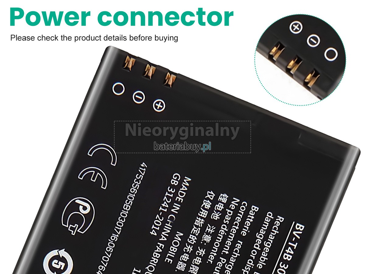 Nokia BV-T4B bateria