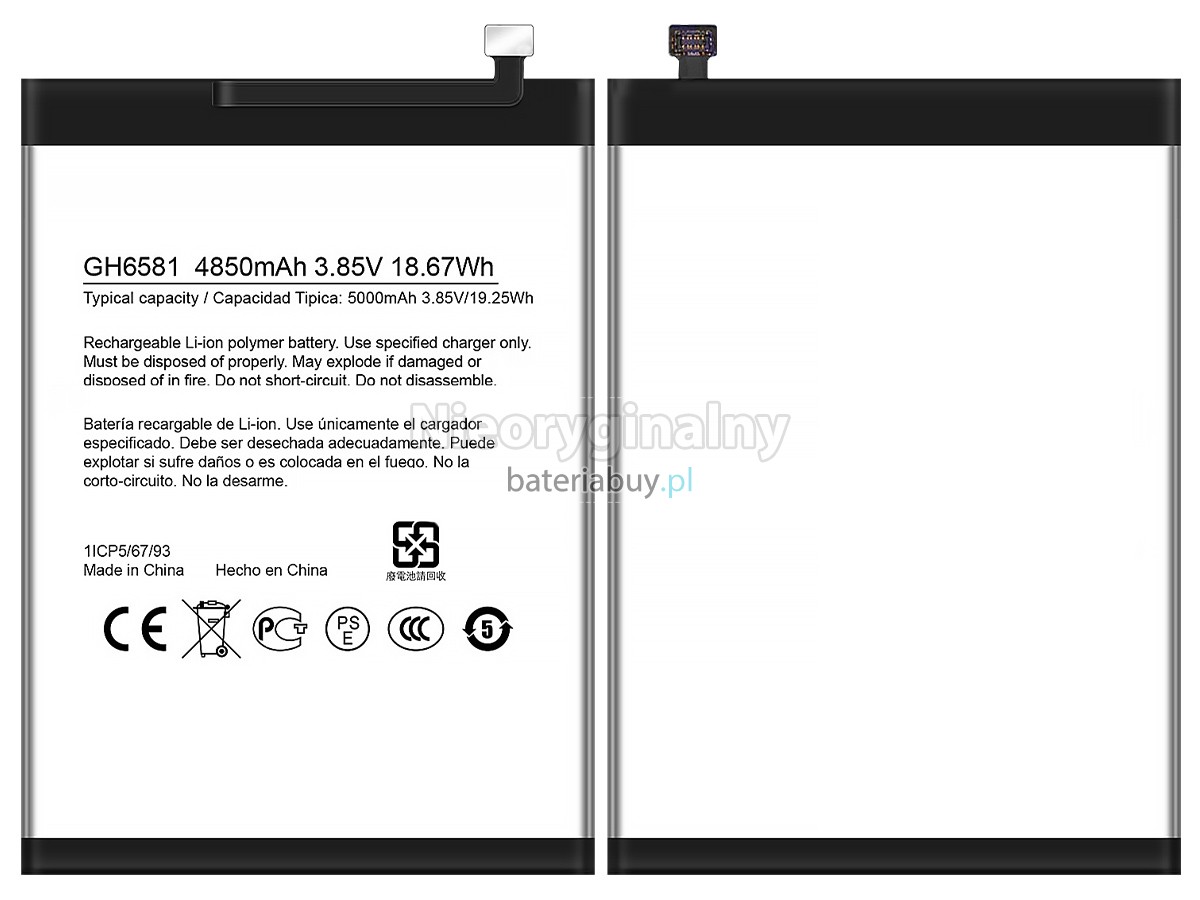 Nokia GH6581 bateria