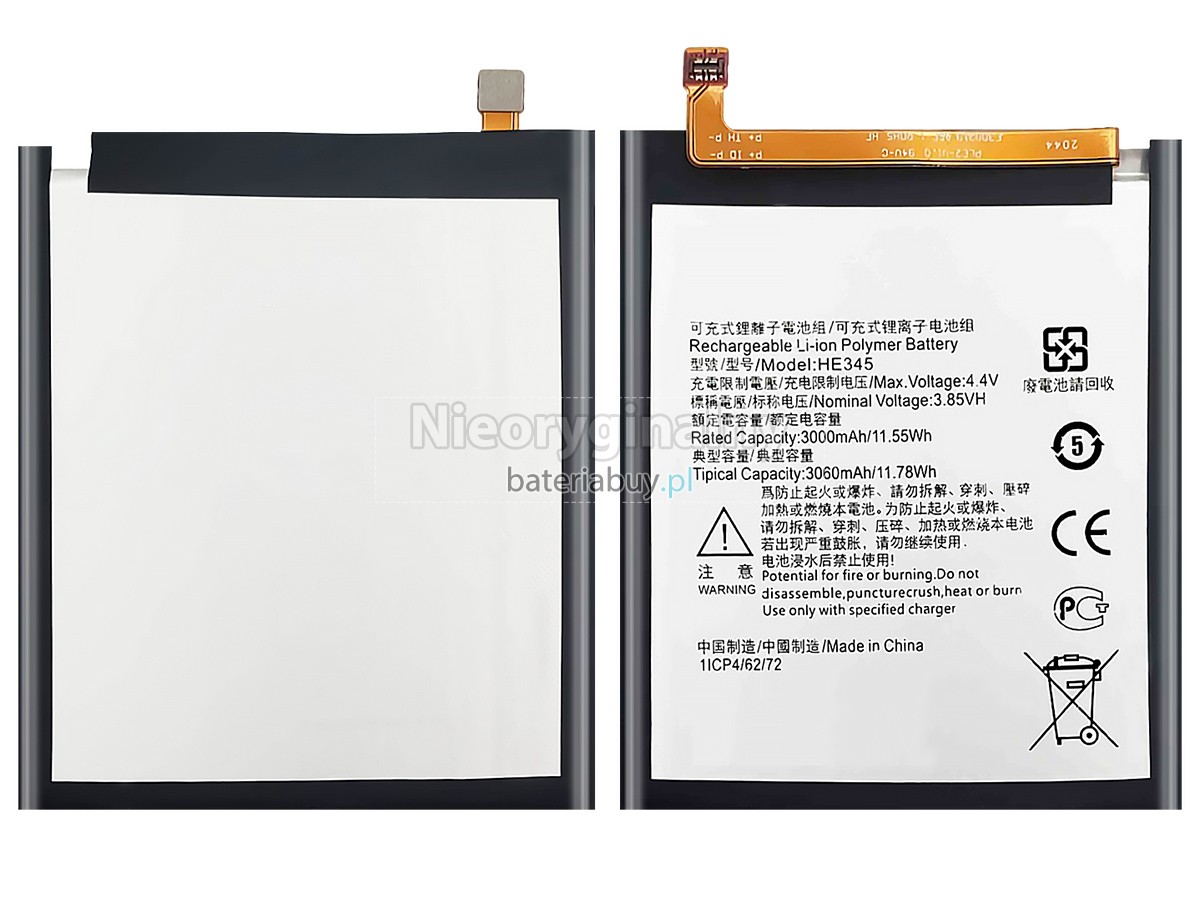 Nokia HE345 bateria