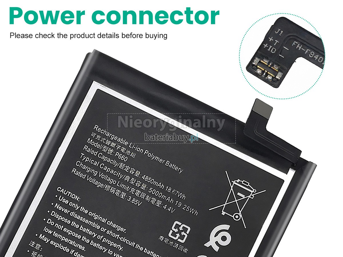 Nokia P660 bateria