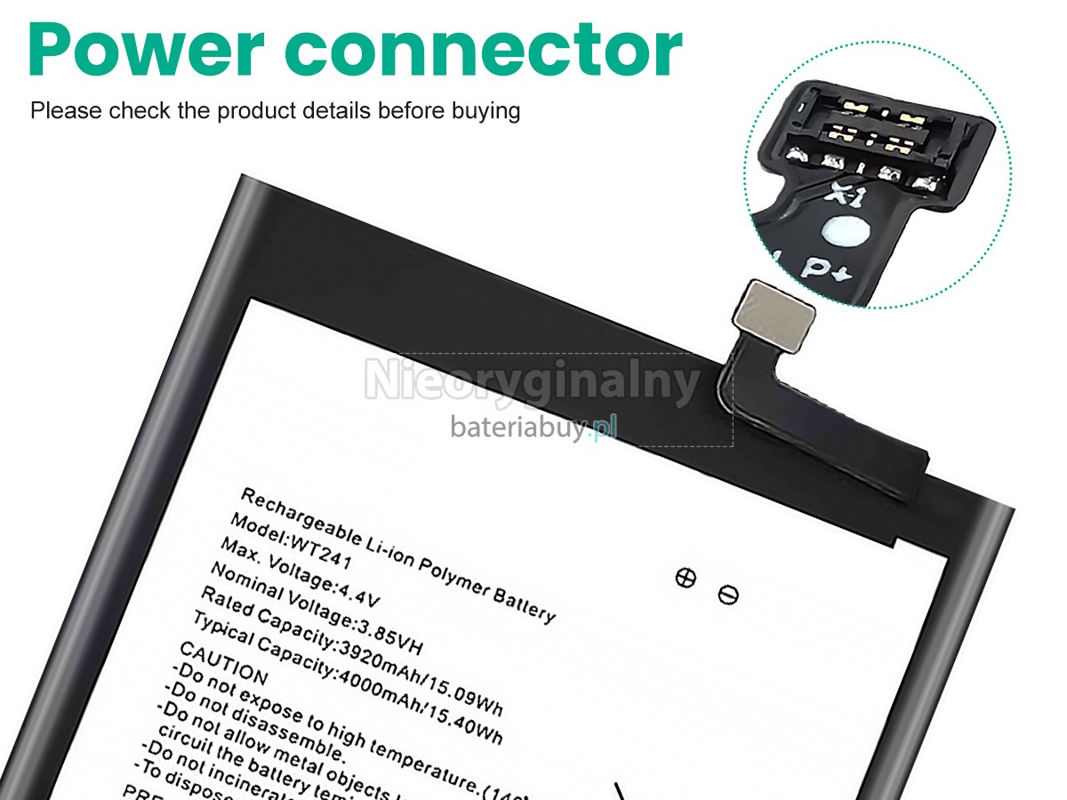 Nokia WT241 bateria
