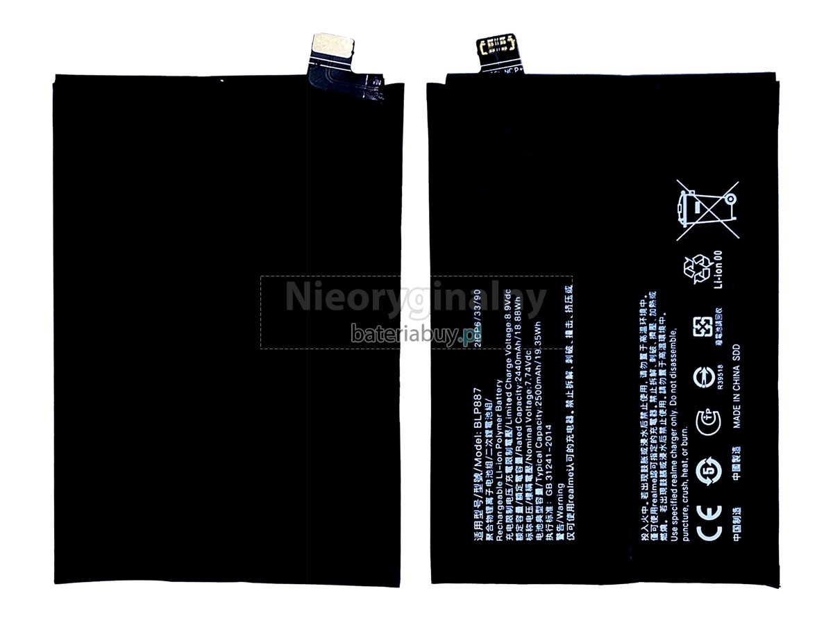 Bateria do Telefon Komórkowy Oppo BLP887