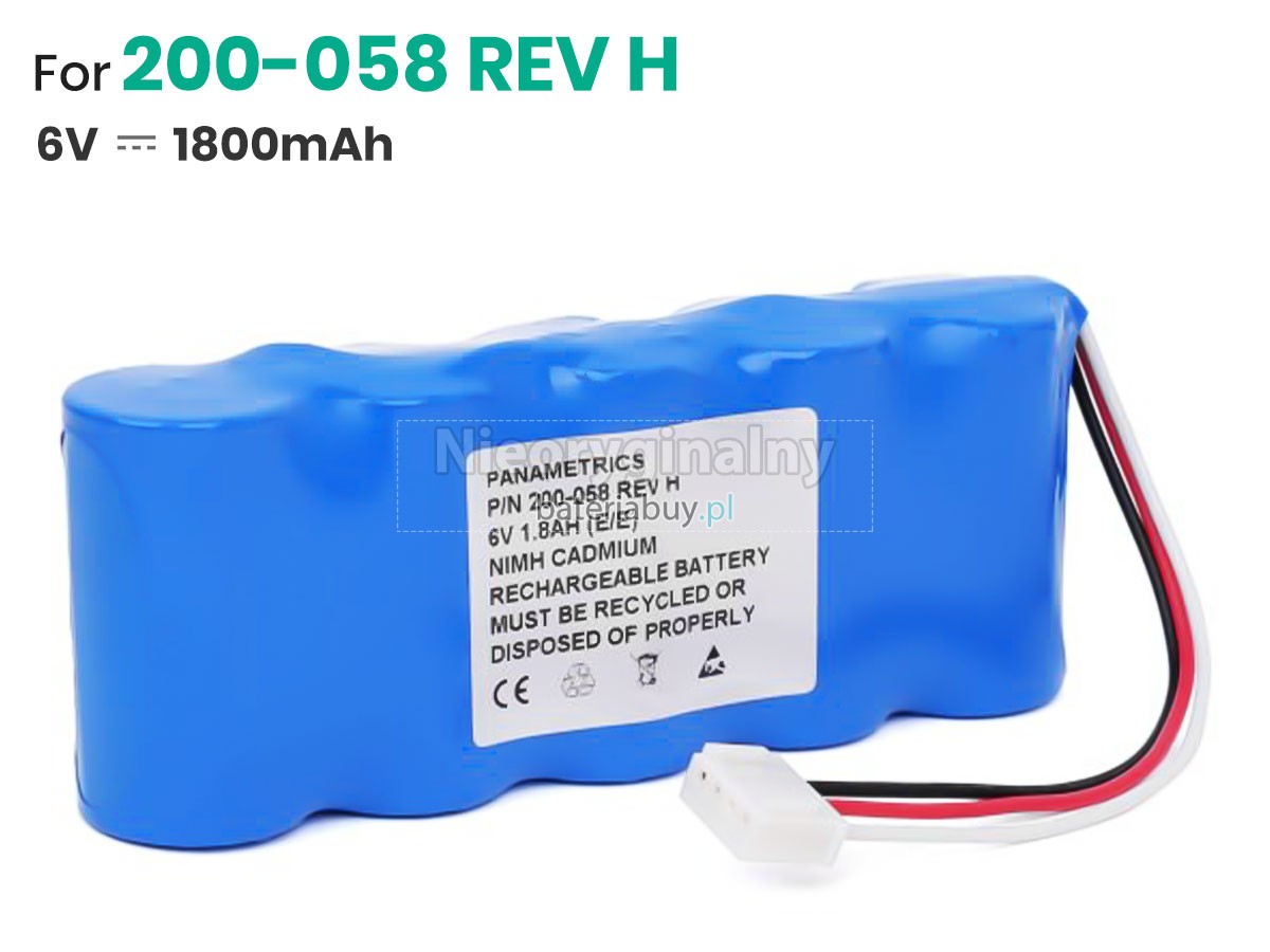 Panametrics KR1800SCE bateria