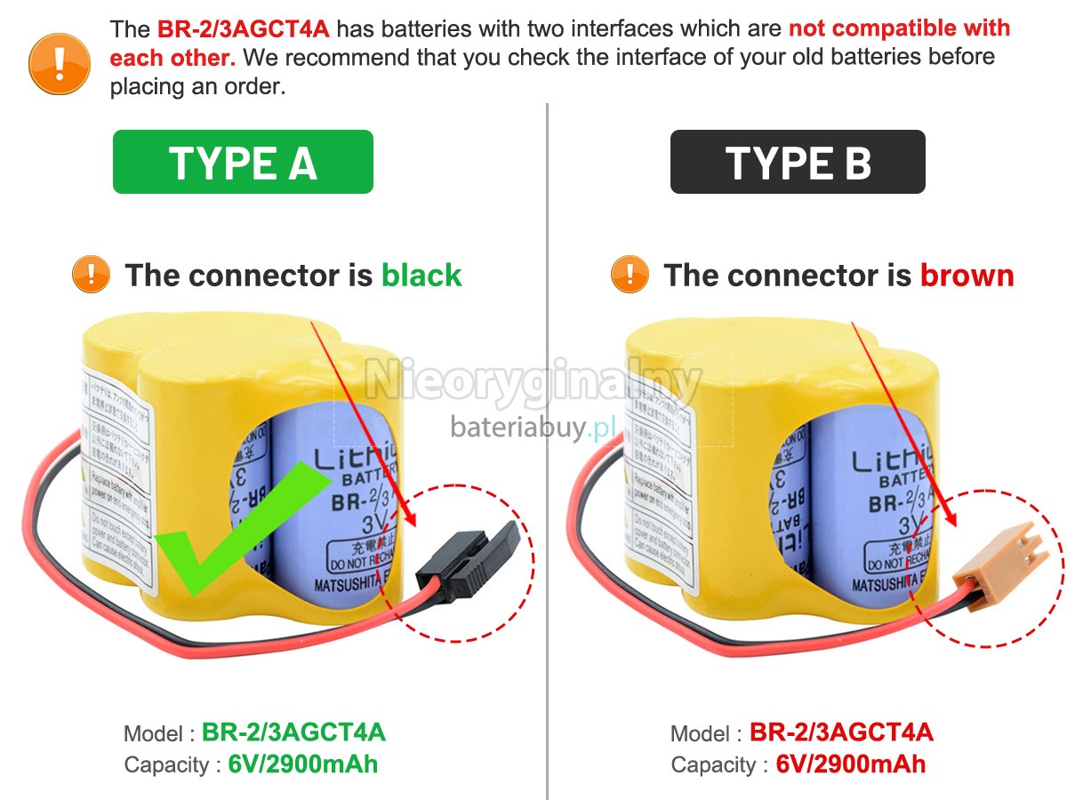 Panasonic BR-23AGCT4A bateria
