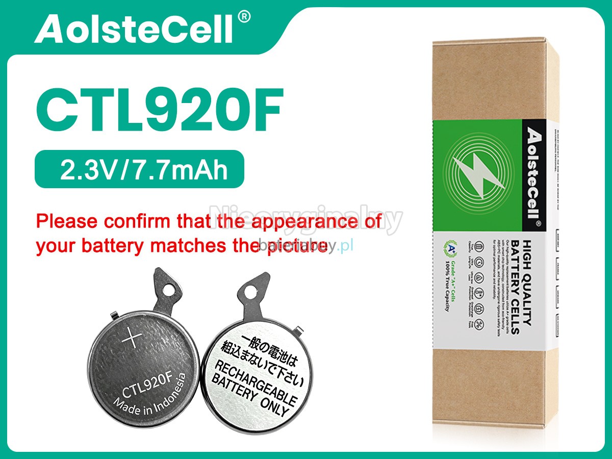Panasonic CTL920 bateria