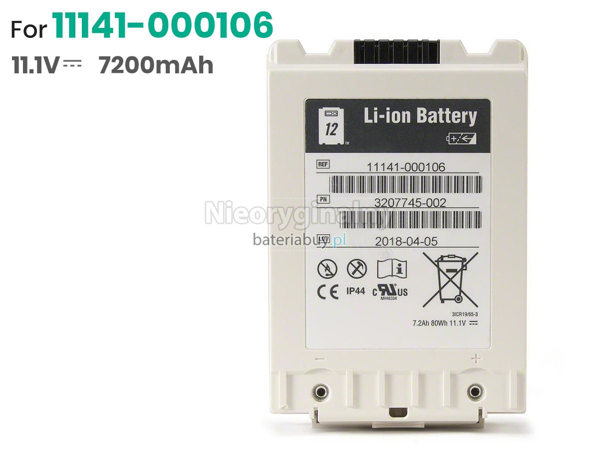 Physio Control LIFEPAK 12 bateria