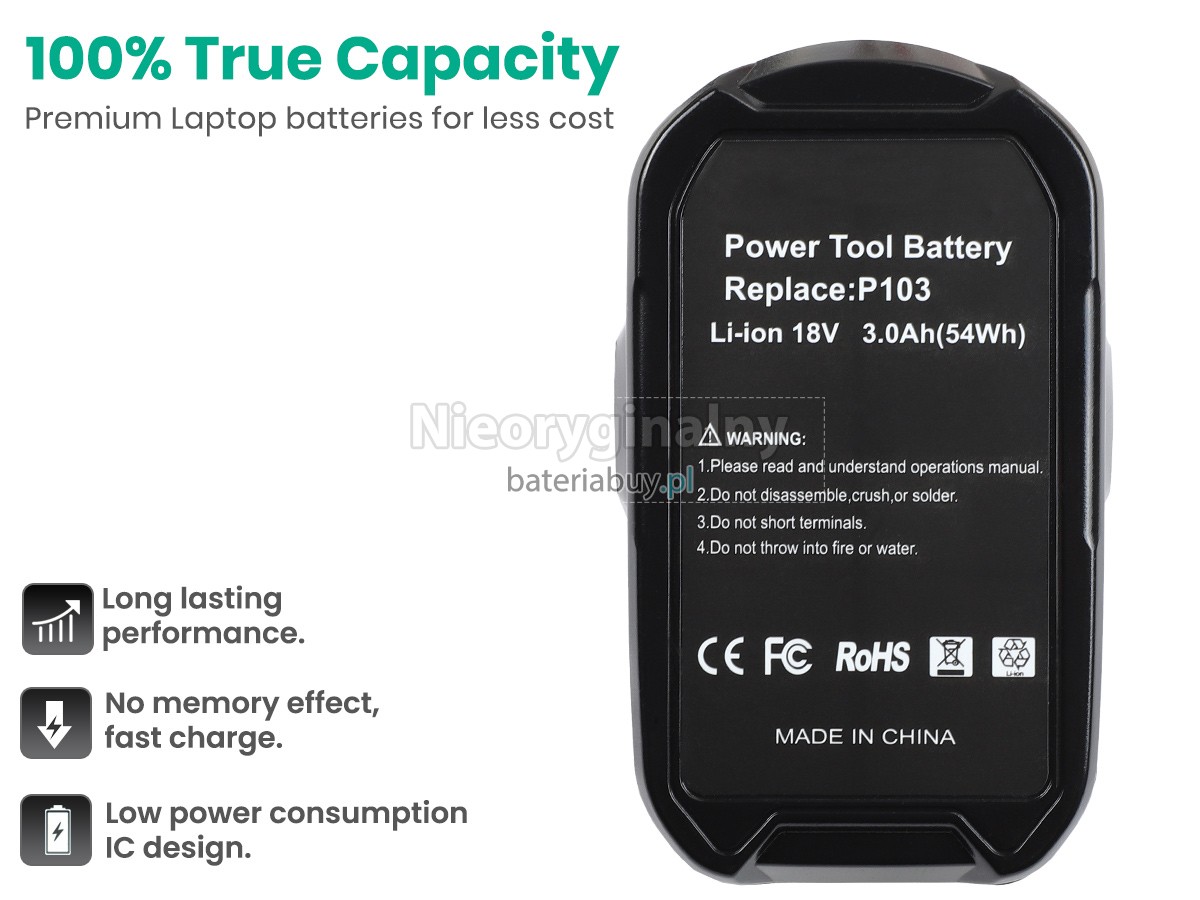 Ryobi BPL-1820G bateria